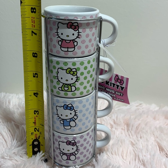 NWT Hello kitty stackable expresso mugs - Picture 6 of 8